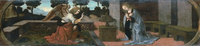 Annunciation to Mary by Leonardo da Vinci